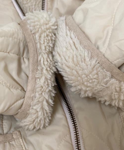 NOLLEY'S（ノーリーズ）NOLLEY'S (ノーリース) リバーシブルボアコート ベージュ サイズ:36の古着・服飾アイテム