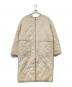 NOLLEY'S（ノーリース）の古着「リバーシブルボアコート」｜ベージュ