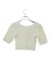 CLANE (クラネ) W FACE SHIRRING CROPPED TOPS アイボリー サイズ:1：8000円
