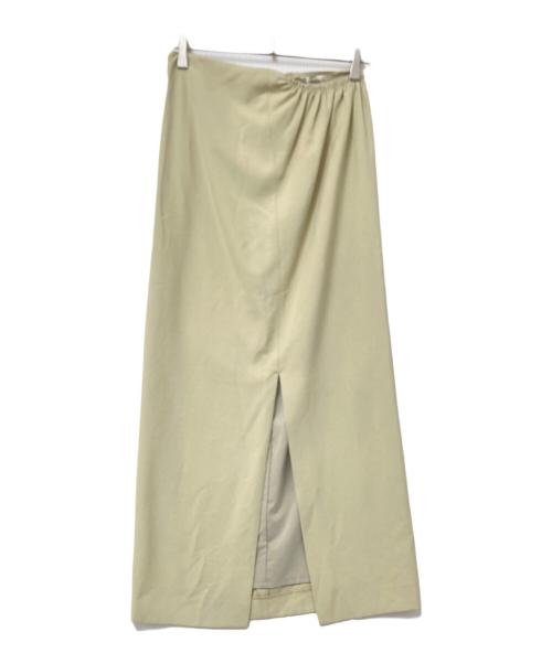 CLANE（クラネ）CLANE (クラネ) WAIST GATHER HOLE SKIRT ベージュ サイズ:1の古着・服飾アイテム