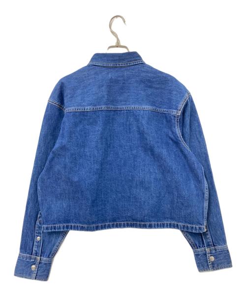 Calvin Klein（カルバンクライン）Calvin Klein (カルバンクライン) AR-CROP DAD DENIM JACKET インディゴ サイズ:S 未使用品の古着・服飾アイテム
