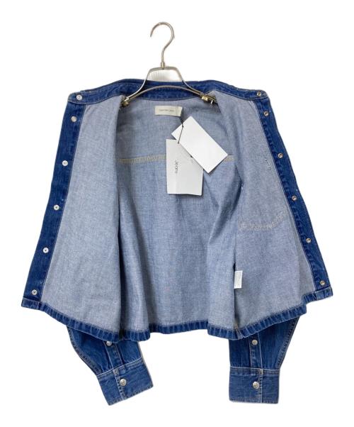 Calvin Klein（カルバンクライン）Calvin Klein (カルバンクライン) AR-CROP DAD DENIM JACKET インディゴ サイズ:S 未使用品の古着・服飾アイテム