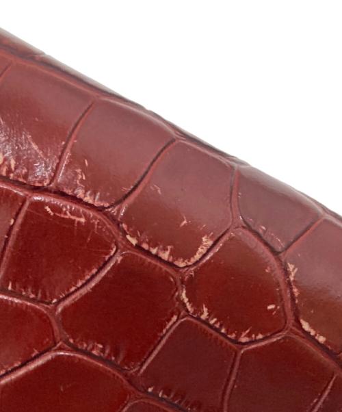 CELINE（セリーヌ）CELINE (セリーヌ) スモール トリフォールドウォレット ボルドーの古着・服飾アイテム