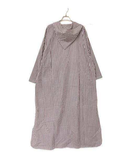 Ron Herman（ロンハーマン）Ron Herman (ロンハーマン) mexipa (メキパ) 別注ストライプワンピース ブラウン×ホワイト サイズ:Fの古着・服飾アイテム