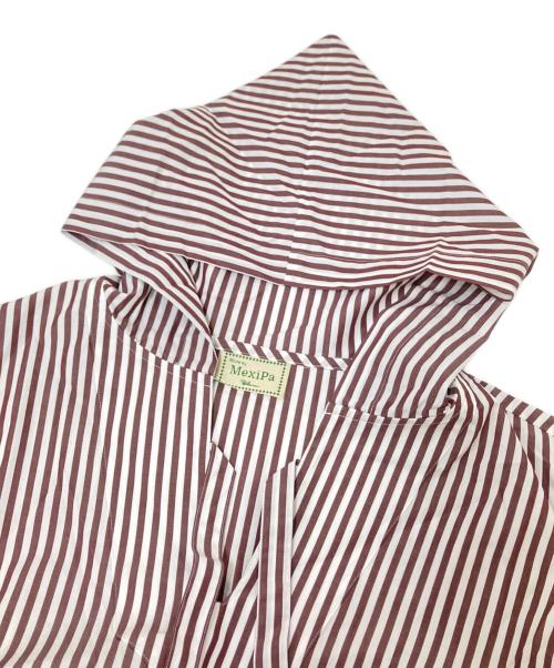 Ron Herman（ロンハーマン）Ron Herman (ロンハーマン) mexipa (メキパ) 別注ストライプワンピース ブラウン×ホワイト サイズ:Fの古着・服飾アイテム