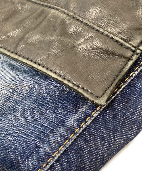 DSQUARED2（ディースクエアード）DSQUARED2 (ディースクエアード) バイカーデニムパンツ インディゴ サイズ:44の古着・服飾アイテム