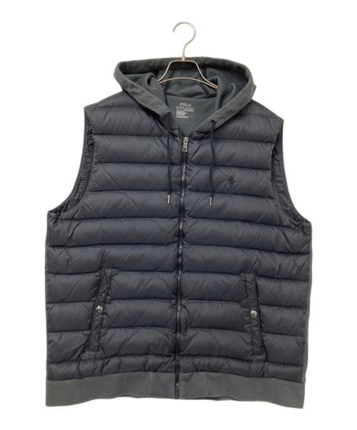 POLO RALPH LAUREN（ポロ・ラルフローレン）POLO RALPH LAUREN (ポロ・ラルフローレン) ダウンベスト ブラック サイズ:下記参照の古着・服飾アイテム
