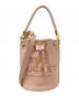 MARC JACOBS（マークジェイコブス）の古着「THE LEATHER BUCKET BAG」｜ピンク