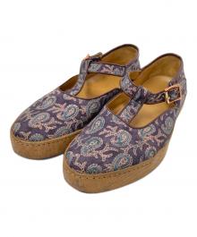 PAUL SMITH（ポールスミス）の古着「ペイズリー柄グルカ風スニーカー」｜パープル