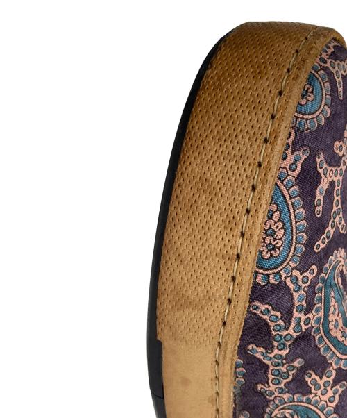 PAUL SMITH（ポールスミス）PAUL SMITH (ポールスミス) ペイズリー柄グルカ風スニーカー パープル サイズ:8の古着・服飾アイテム