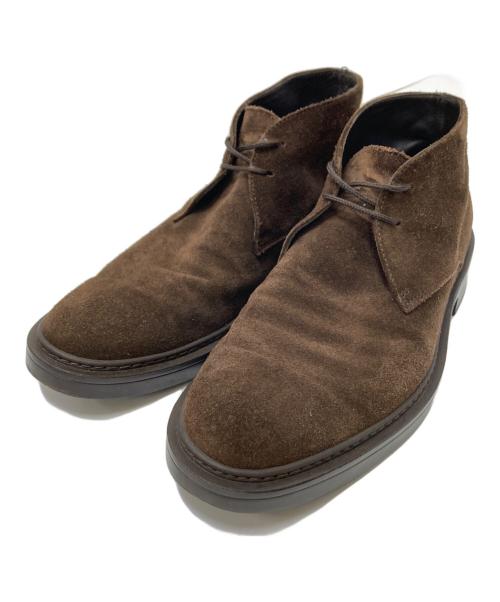 LARDINI（ラルディーニ）LARDINI (ラルディーニ) スウェードチャッカシューズ ブラウン サイズ:7の古着・服飾アイテム