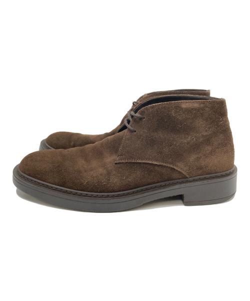 LARDINI（ラルディーニ）LARDINI (ラルディーニ) スウェードチャッカシューズ ブラウン サイズ:7の古着・服飾アイテム