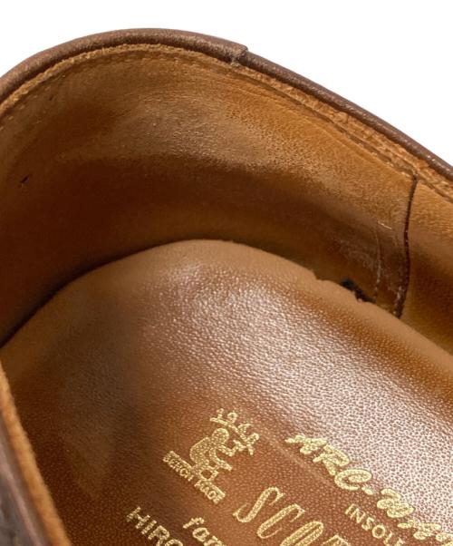 SCOTCH GRAIN（スコッチグレイン）SCOTCH GRAIN (スコッチグレイン) メダリオンストレートチップシューズ ブラウン サイズ:26.0cmの古着・服飾アイテム