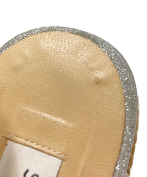 PELLICO SUNNY（ペリーコサニー）PELLICO SUNNY (ペリーコサニー) ラメストラップサンダル シルバー サイズ:38の古着・服飾アイテム