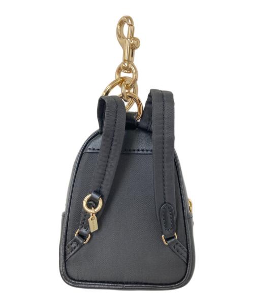 COACH（コーチ）COACH (コーチ) ミニ コート バックパック バッグチャーム ブラック×ブラウン サイズ:下記参照の古着・服飾アイテム