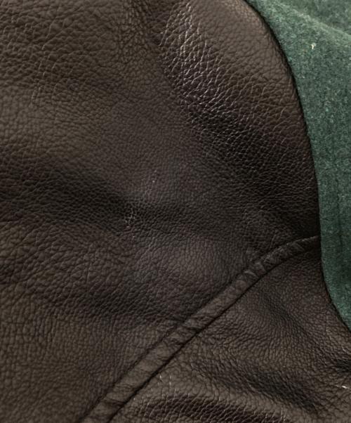 VISION STREET WEAR（ヴィションストリートウェアー）VISION STREET WEAR (ヴィションストリートウェアー) スタジャン グリーン×ブラック サイズ:Lの古着・服飾アイテム