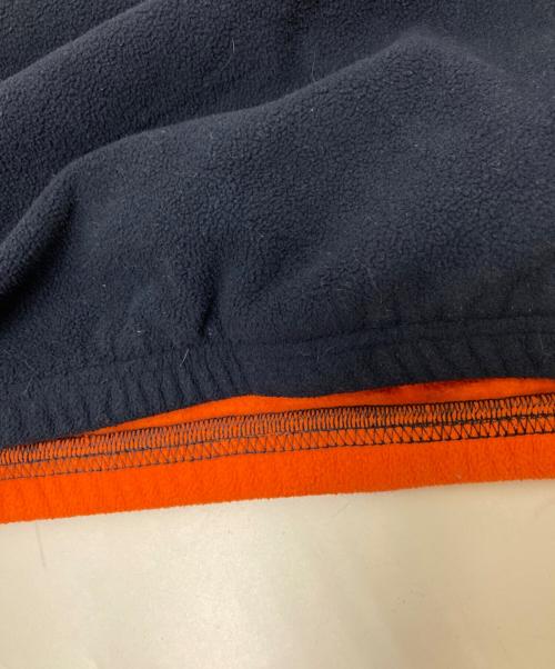 REEBOK（リーボック）REEBOK (リーボック) ハーフジップフリースジャケット ネイビー×オレンジ サイズ:XLの古着・服飾アイテム