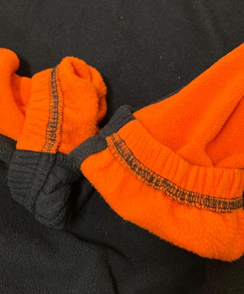 REEBOK（リーボック）REEBOK (リーボック) ハーフジップフリースジャケット ネイビー×オレンジ サイズ:XLの古着・服飾アイテム