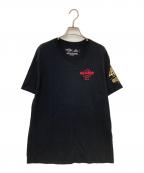 Hard Rock cafeハードロックカフェ）の古着「Collaboration T-shirt」｜ブラック