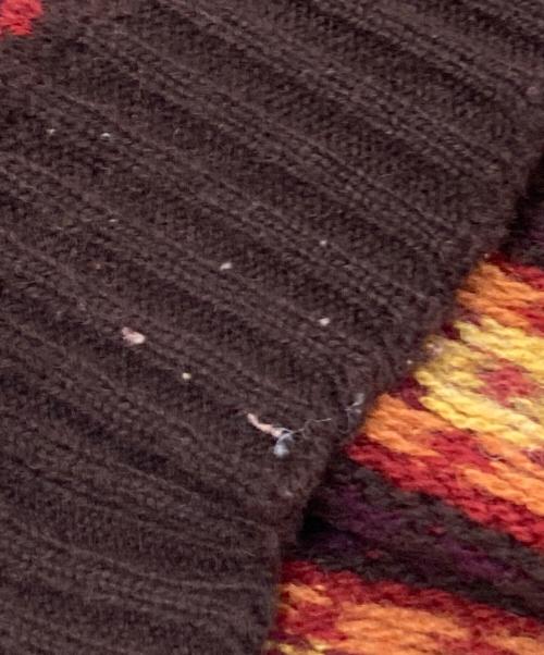 BEAMS PLUS（ビームスプラス）BEAMS PLUS (ビームスプラス) Jamieson & Smith (ジェミソンアンドスミス) 別注ウールニットベスト ブラウン サイズ:下記参照の古着・服飾アイテム