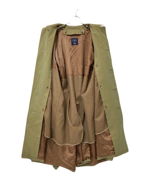 BEAMS F（ビームスエフ）BEAMS F (ビームスエフ) シングル ラグランスリーブ ベルテッドコート オリーブ サイズ:38の古着・服飾アイテム