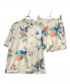 NIKEナイキ）の古着「セットアップ」｜ベージュ×オレンジ