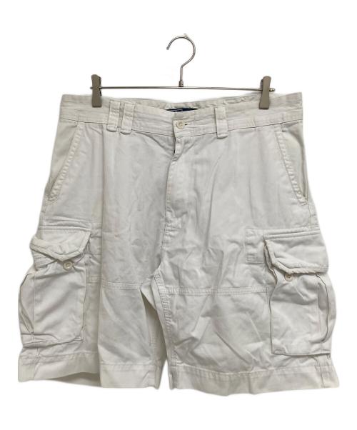 POLO RALPH LAUREN（ポロ・ラルフローレン）POLO RALPH LAUREN (ポロ・ラルフローレン) ハーフカーゴパンツ ホワイト サイズ:36の古着・服飾アイテム