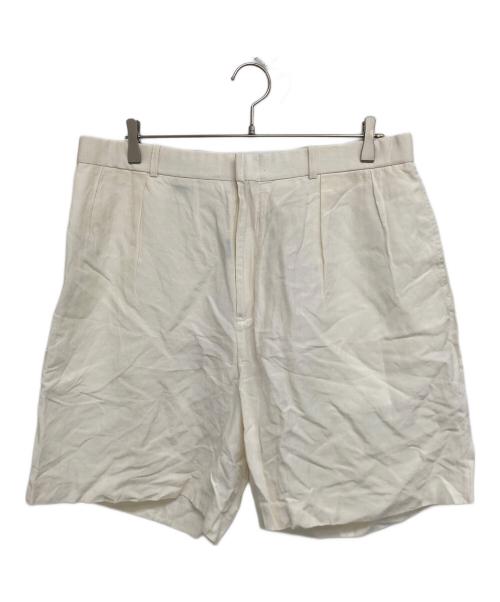 POLO RALPH LAUREN（ポロ・ラルフローレン）POLO RALPH LAUREN (ポロ・ラルフローレン) リネンシルクハーフパンツ ホワイト サイズ:38の古着・服飾アイテム