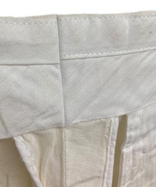 POLO RALPH LAUREN（ポロ・ラルフローレン）POLO RALPH LAUREN (ポロ・ラルフローレン) リネンシルクハーフパンツ ホワイト サイズ:38の古着・服飾アイテム