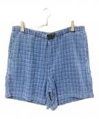 GRAMICCIグラミチ）の古着「クライミングハーフパンツ」｜ブルー