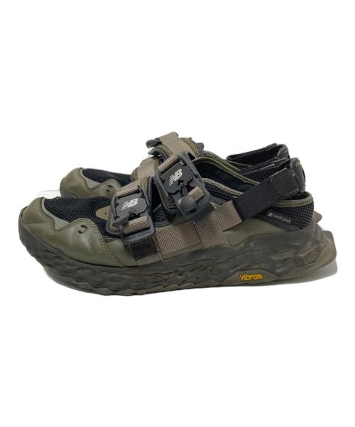 NEW BALANCE（ニューバランス）NEW BALANCE (ニューバランス) Snow peak (スノーピーク) Niobium Concept 2 Brown Black オリーブ×ブラック サイズ:26.5㎝の古着・服飾アイテム