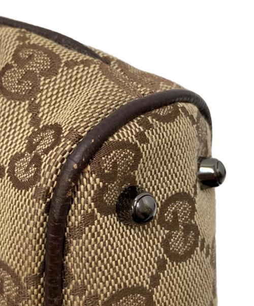 GUCCI（グッチ）GUCCI (グッチ) GGキャンバストートバッグ ブラウン×ベージュ サイズ:下記参照の古着・服飾アイテム