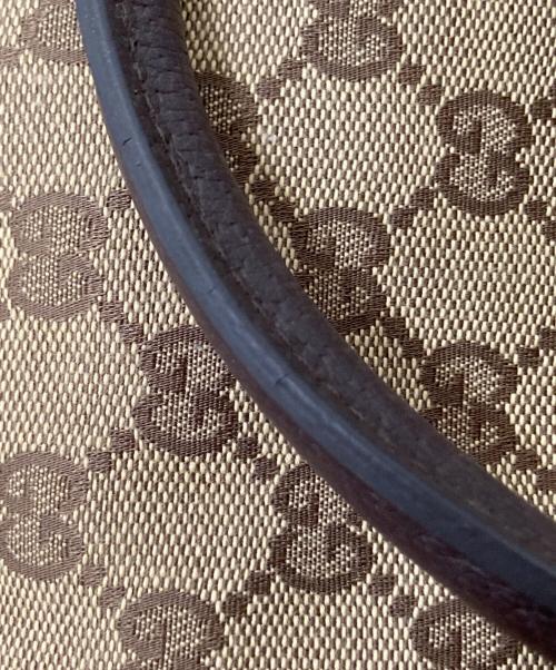 GUCCI（グッチ）GUCCI (グッチ) GGキャンバストートバッグ ブラウン×ベージュ サイズ:下記参照の古着・服飾アイテム