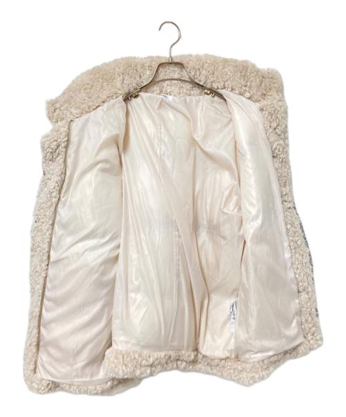 Snidel（スナイデル）Snidel (スナイデル) ツイードダウン ピンクベージュ サイズ:Fの古着・服飾アイテム