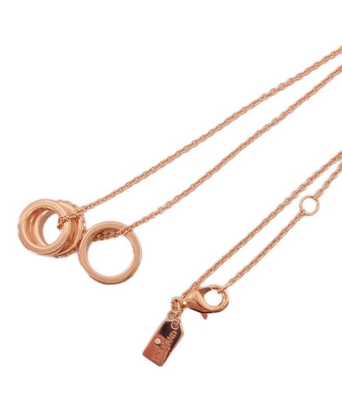 COACH（コーチ）COACH (コーチ) 3連サークル ネックレス ブロンズ サイズ:下記参照の古着・服飾アイテム