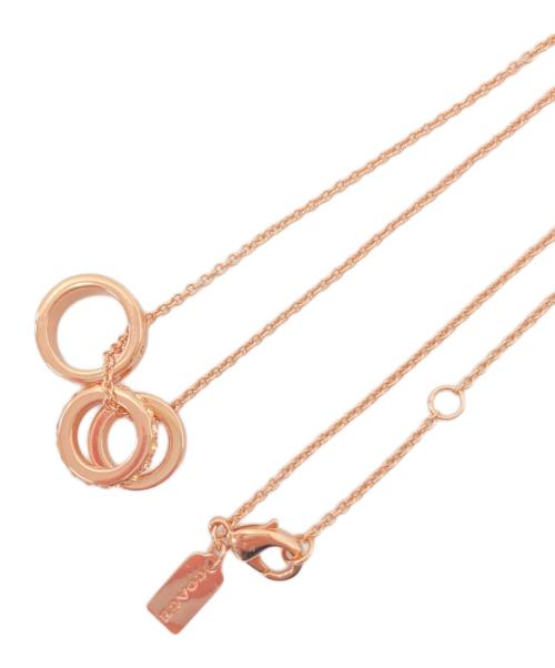 COACH（コーチ）COACH (コーチ) 3連サークル ネックレス ブロンズ サイズ:下記参照の古着・服飾アイテム