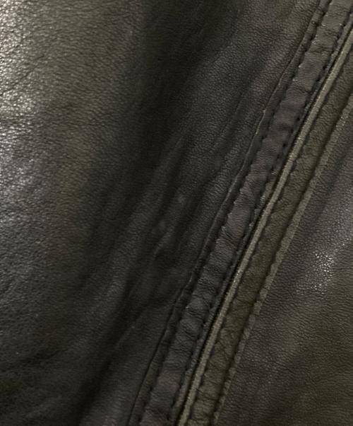AVIREX（アヴィレックス）AVIREX (アヴィレックス) シングルライダースジャケット ブラック サイズ:Mの古着・服飾アイテム