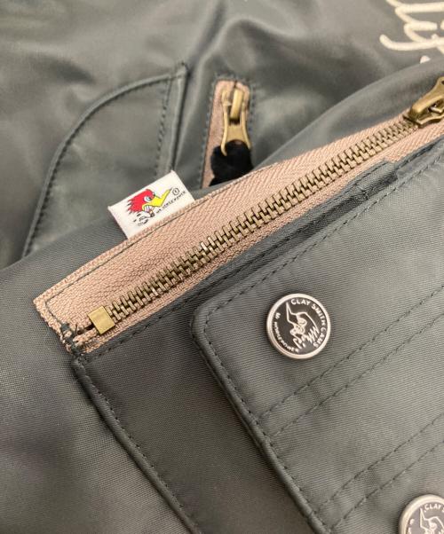 CLAY SMITH（クレイスミス）CLAY SMITH (クレイスミス) フライトジャケット オリーブ サイズ:Mの古着・服飾アイテム