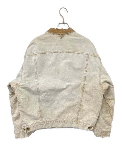 CarHartt（カーハート）CarHartt (カーハート) トラッカージャケット ベージュ サイズ:Lの古着・服飾アイテム