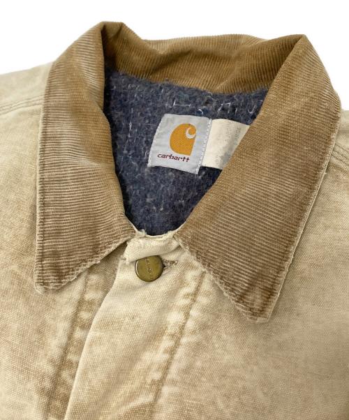 CarHartt（カーハート）CarHartt (カーハート) トラッカージャケット ベージュ サイズ:Lの古着・服飾アイテム