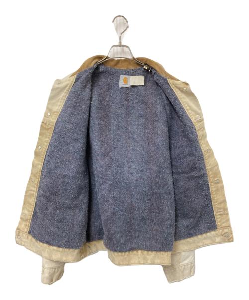 CarHartt（カーハート）CarHartt (カーハート) トラッカージャケット ベージュ サイズ:Lの古着・服飾アイテム