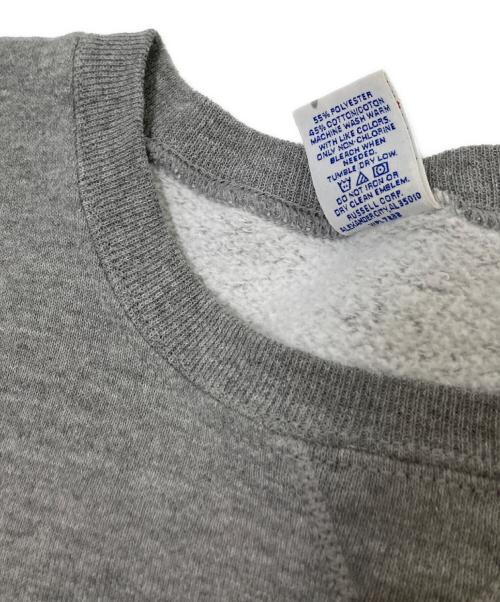 RUSSELL（ラッセル）RUSSELL (ラッセル) カレッジロゴスウェット グレー サイズ:Mの古着・服飾アイテム
