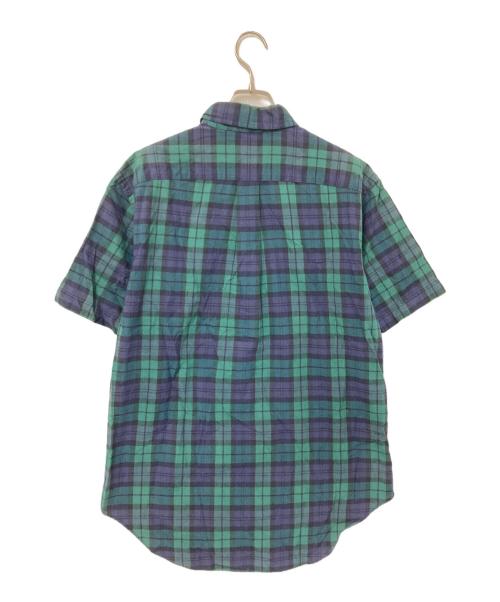 POLO RALPH LAUREN（ポロ・ラルフローレン）POLO RALPH LAUREN (ポロ・ラルフローレン) チェック半袖シャツ グリーン サイズ:Lの古着・服飾アイテム