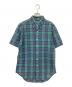 POLO RALPH LAUREN（ポロ・ラルフローレン）の古着「チェック半袖シャツ」｜グリーン