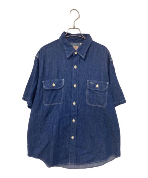SUGAR CANE（シュガーケーン）SUGAR CANE (シュガーケーン) デニムワークシャツ インディゴ サイズ:XLの古着・服飾アイテム