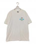stussyステューシー）の古着「SKULL CREST TEE」｜ホワイト