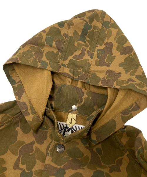 Mt. Rainier Design（マウントレイニアデザイン）Mt. Rainier Design (マウントレイニアデザイン) カモ柄フーデッドジャケット ブラウン サイズ:Mの古着・服飾アイテム