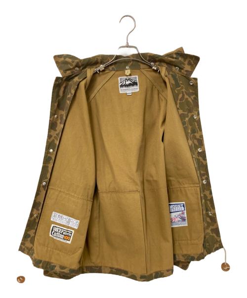 Mt. Rainier Design（マウントレイニアデザイン）Mt. Rainier Design (マウントレイニアデザイン) カモ柄フーデッドジャケット ブラウン サイズ:Mの古着・服飾アイテム