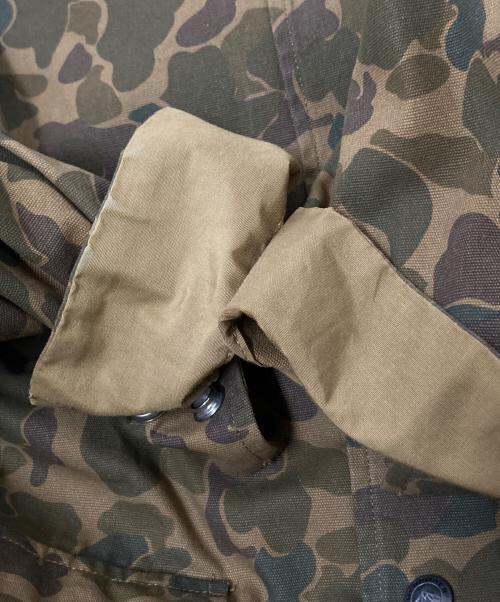 Mt. Rainier Design（マウントレイニアデザイン）Mt. Rainier Design (マウントレイニアデザイン) カモ柄フーデッドジャケット ブラウン サイズ:Mの古着・服飾アイテム