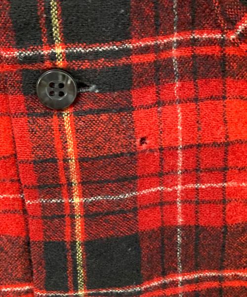 PENDLETON（ペンドルトン）PENDLETON (ペンドルトン) ウールチェックネルシャツ レッド×ブラック サイズ:Mの古着・服飾アイテム
